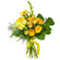 Желтый букет из роз и хризантем. Грузия